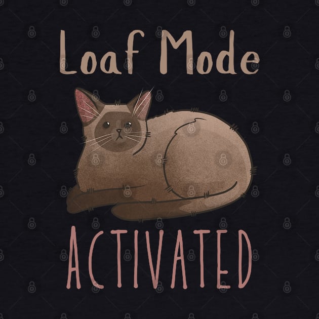 Loaf Mode Activated - Chocolate Burmese Cat - Gifts for Cat Lovers by Feline Emporium